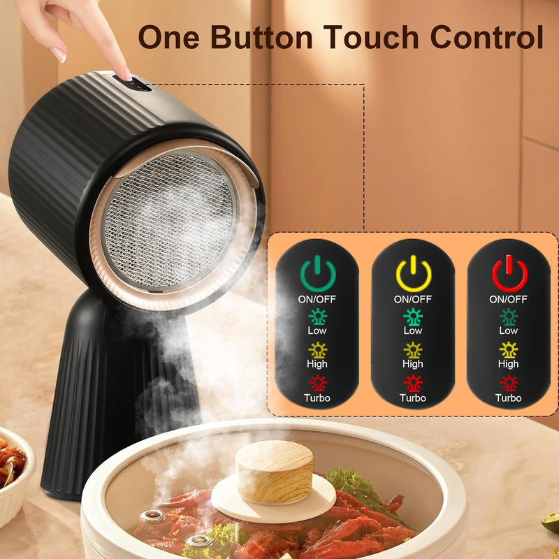 ‎ZMS-TBX8 - Portable Range Hood with Detachable Filters