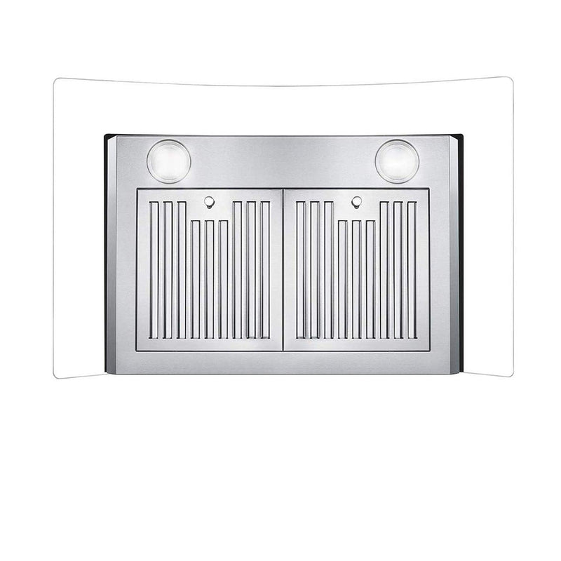 Tieasy 30 inch Wall Mount Range Hood 700 CFM Vent Hood Touch Control Stainless Steel Filters