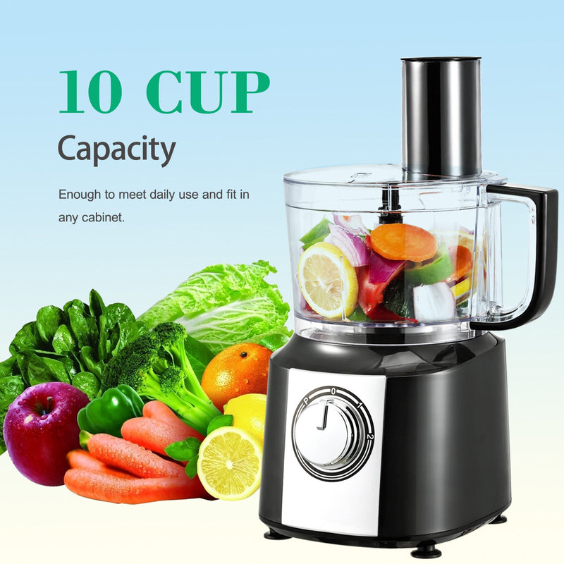 Tieasy 6 in1 800W Powerful Food Processor - USFP201 (Set of 3)
